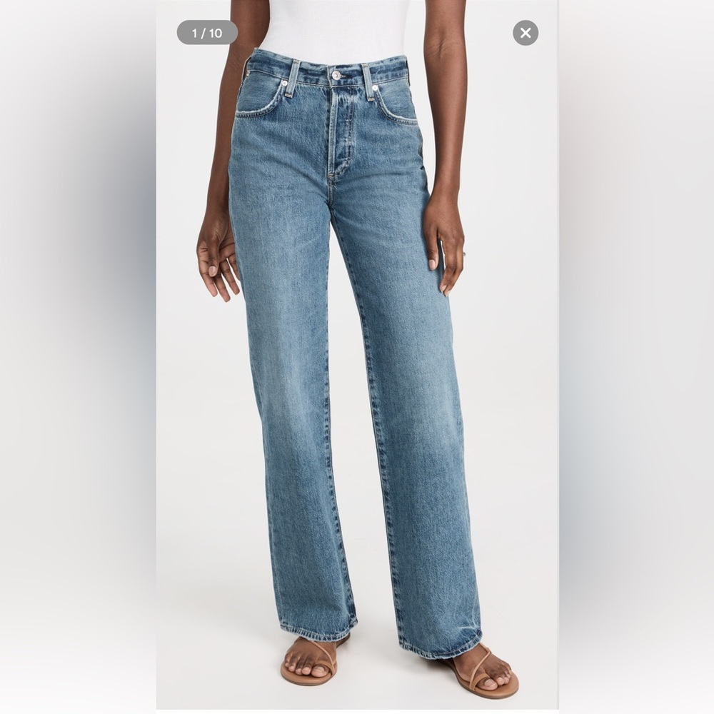 Citizens Of Humanity Annina Straight Wide Leg Jeans size 29 - Picture 11 of 16